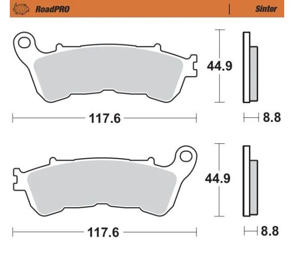 MOTO-MASTER Bremsbeläge & Bremsbacken für HONDA CB 1000 R ABS 2008-2017