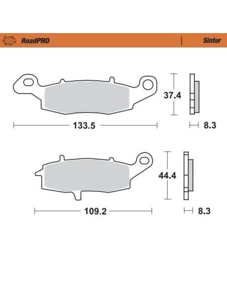MOTO-MASTER Bremsbeläge & Bremsbacken für SUZUKI DL 650 ABS 2007-2024