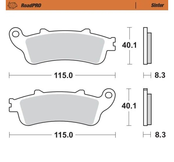 MOTO-MASTER Bremsbeläge & Bremsbacken für HONDA GL 1800 ABS 2001-2019