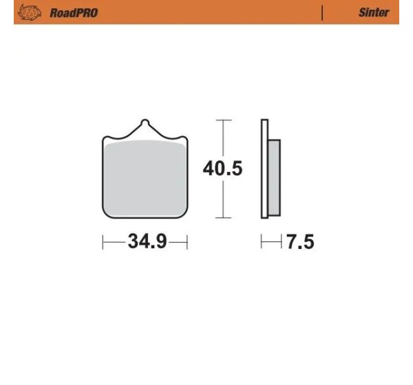 MOTO-MASTER Bremsbeläge & Bremsbacken für KTM SMC 690 R ABS 2014-2024