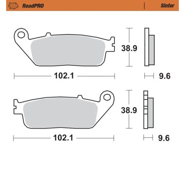 MOTO-MASTER Bremsbeläge & Bremsbacken für HONDA NC 750 X ABS 2014-2024