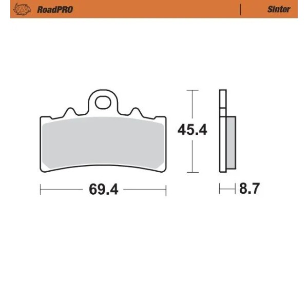 MOTO-MASTER Bremsbeläge & Bremsbacken für KTM DUKE 125 ABS 2013-2023