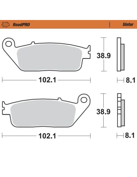 MOTO-MASTER Bremsbeläge & Bremsbacken für PEUGEOT SATELIS 125 ABS 2007-2019