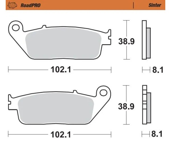 MOTO-MASTER Bremsbeläge & Bremsbacken für PEUGEOT SATELIS 125 ABS 2007-2019