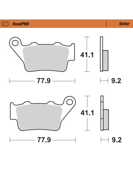 MOTO-MASTER Bremsbeläge & Bremsbacken für INDIAN SCOUT 69 ABS 2015-2024