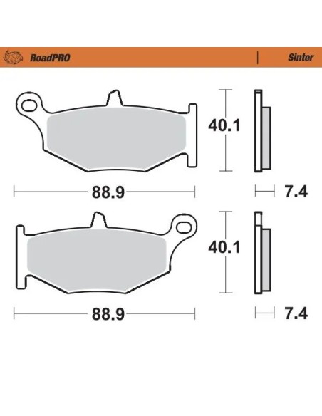 MOTO-MASTER Bremsbeläge & Bremsbacken für SUZUKI DL 1000 ABS 2014-2020