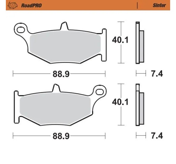 MOTO-MASTER Bremsbeläge & Bremsbacken für SUZUKI DL 1000 ABS 2014-2020