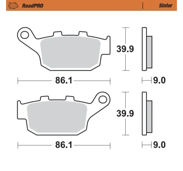 MOTO-MASTER Bremsbeläge & Bremsbacken für HONDA CB 500 F ABS 2013-2024