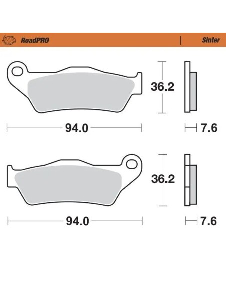 MOTO-MASTER Bremsbeläge & Bremsbacken für APRILIA RX 125 2000-2014