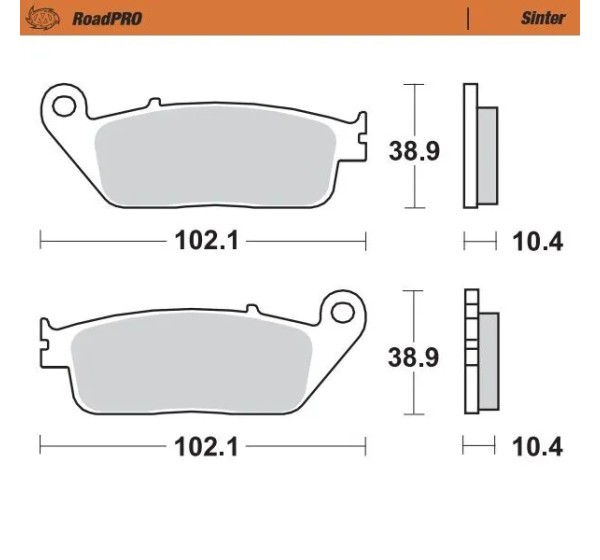MOTO-MASTER Bremsbeläge & Bremsbacken für YAMAHA MT-01 1700 2007-2011