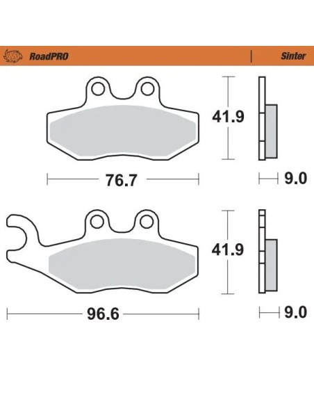 MOTO-MASTER Bremsbeläge & Bremsbacken für VESPA GTS 300 I.E. ABS 2014-2020