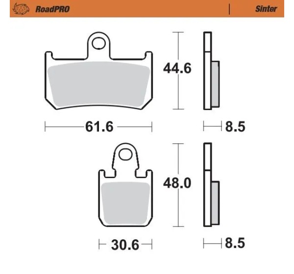 MOTO-MASTER Bremsbeläge & Bremsbacken für YAMAHA YZF-R1 1000 2007-2014