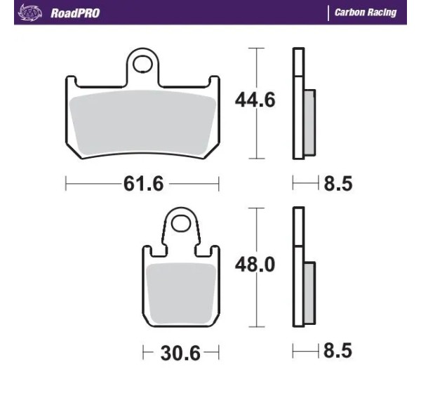 MOTO-MASTER Bremsbeläge & Bremsbacken für YAMAHA YZF-R1 1000 2007-2014