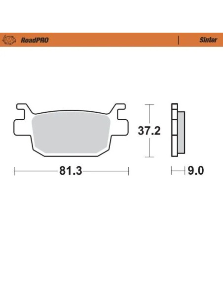 MOTO-MASTER Bremsbeläge & Bremsbacken für HONDA SH 300 I 2007-2016