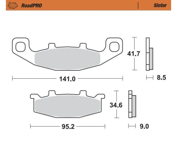 MOTO-MASTER Bremsbeläge & Bremsbacken für KAWASAKI GPX 600 R 1988-1999