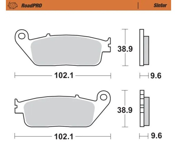 MOTO-MASTER Bremsbeläge & Bremsbacken für DAELIM VL 125 2000-2007