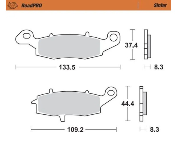 MOTO-MASTER Bremsbeläge & Bremsbacken für KAWASAKI VN 1500 1999-2005
