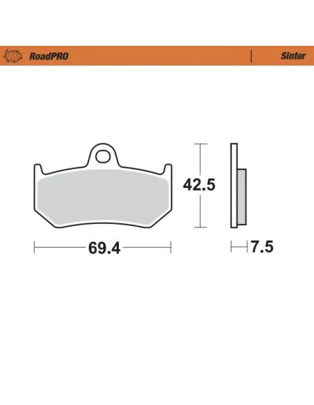 MOTO-MASTER Bremsbeläge & Bremsbacken für MV AGUSTA F4 1000 R 2007-2013