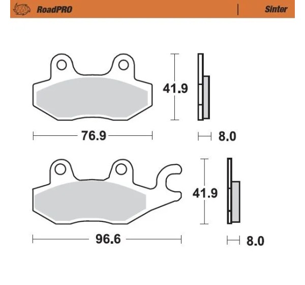 MOTO-MASTER Bremsbeläge & Bremsbacken für SUZUKI AN 400 ABS 2009-2020