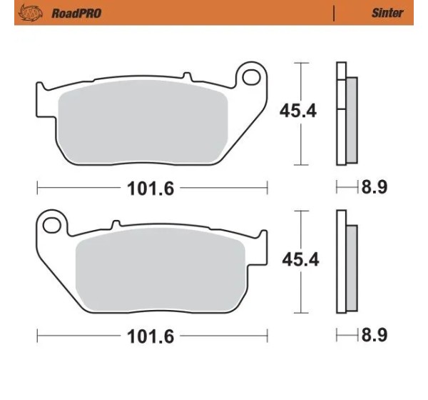 MOTO-MASTER Bremsbeläge & Bremsbacken für Harley Davidson XL 1200 C 2004-2013