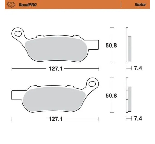 MOTO-MASTER Bremsbeläge & Bremsbacken für Harley Davidson FLSTC 1690 ABS 2012-2017