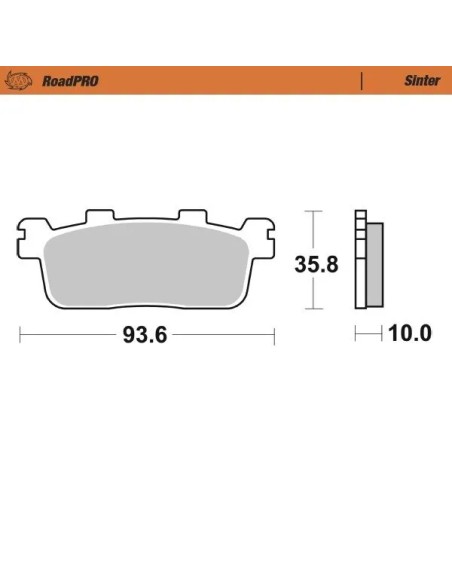 MOTO-MASTER Bremsbeläge & Bremsbacken für YAMAHA YP 400 R ABS 2014-2020