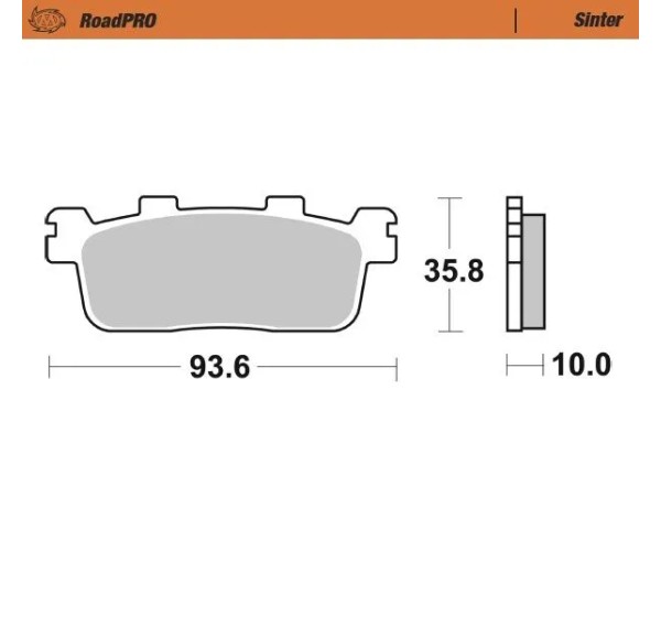 MOTO-MASTER Bremsbeläge & Bremsbacken für YAMAHA YP 400 R ABS 2014-2020