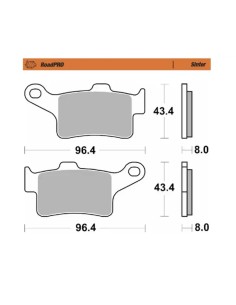 RoadPro Sintermetall-Bremsbeläge