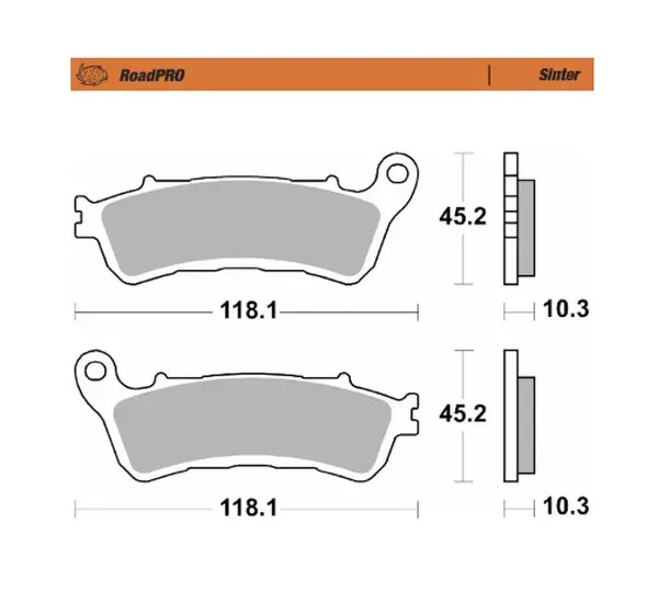 MOTO-MASTER Bremsbeläge & Bremsbacken für HONDA GL 1800 ABS 2014-2024