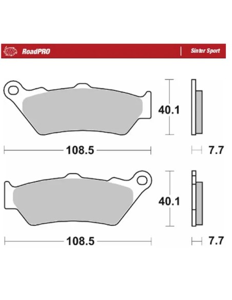 MOTO-MASTER Bremsbeläge für BMW F 800 GS ABS 2008-2025