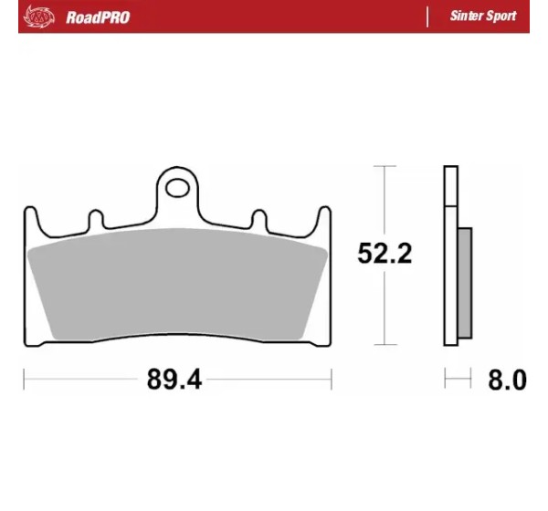 MOTO-MASTER Bremsbeläge für SUZUKI GSX 1300 R 1999-2007