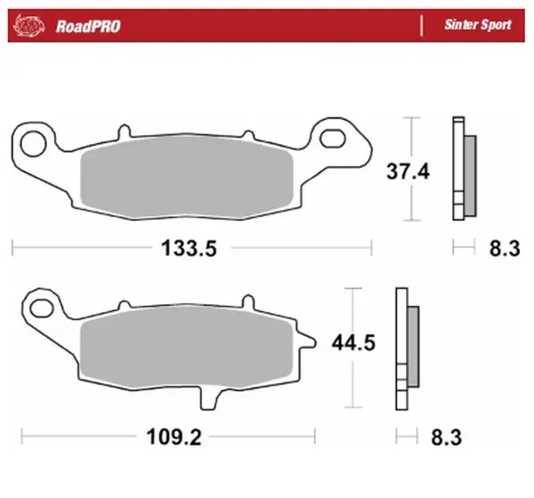 MOTO-MASTER Bremsbeläge für KAWASAKI VN 900 2006-2025