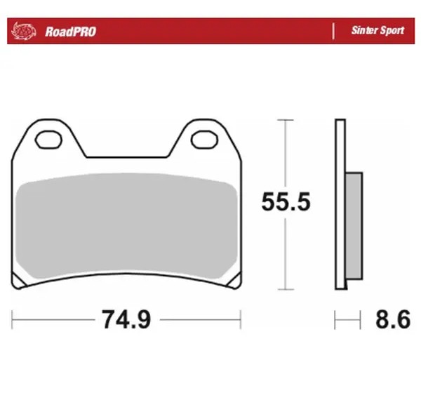 MOTO-MASTER Bremsbeläge für MOTO GUZZI NEVADA 750 2004-2013