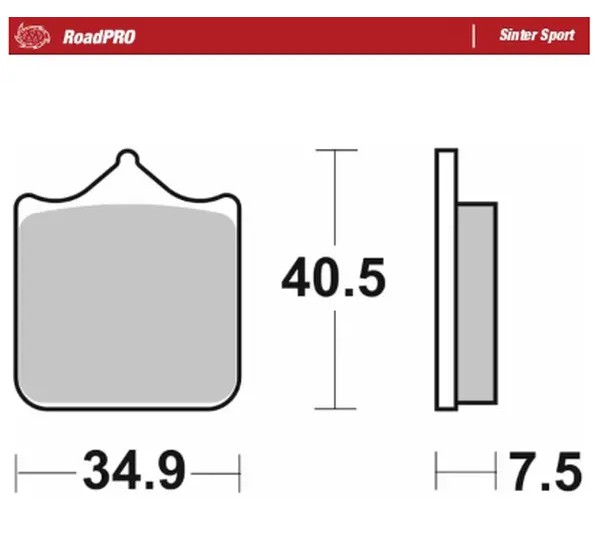 MOTO-MASTER Bremsbeläge für APRILIA RSV 1000 R 2000-2008