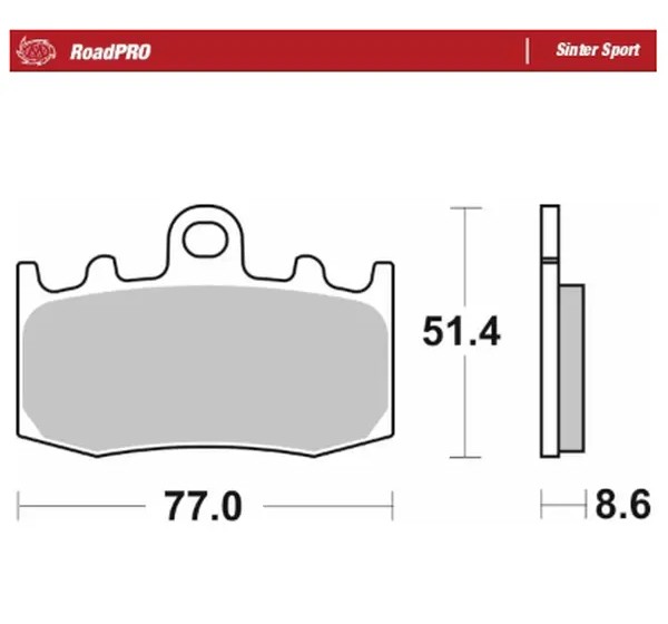MOTO-MASTER Bremsbeläge für BMW R 1200 GS ABS 2004-2013