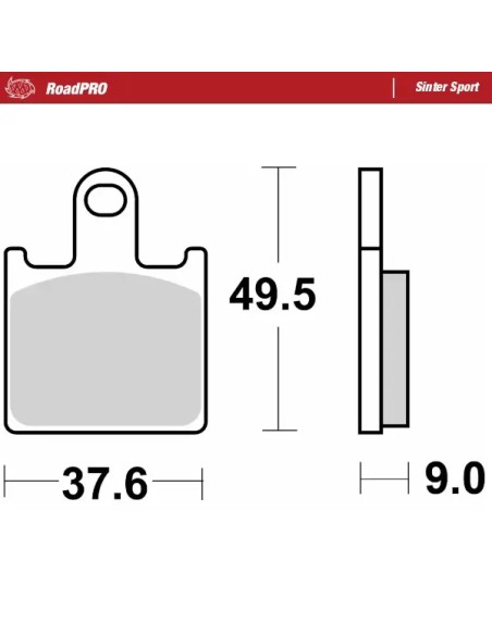 MOTO-MASTER Bremsbeläge für KAWASAKI GTR 1400 ABS 2008-2022