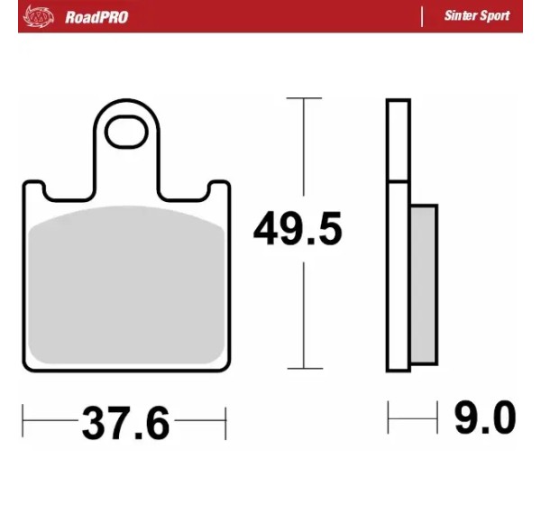 MOTO-MASTER Bremsbeläge für KAWASAKI GTR 1400 ABS 2008-2022