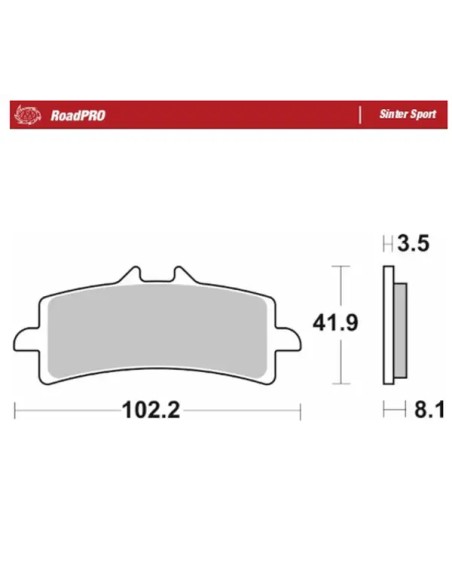 MOTO-MASTER Bremsbeläge für SUZUKI GSX-R 750 ab 2011