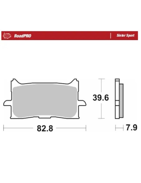 MOTO-MASTER Bremsbeläge für HONDA CRF 1100 L ABS ab 2020