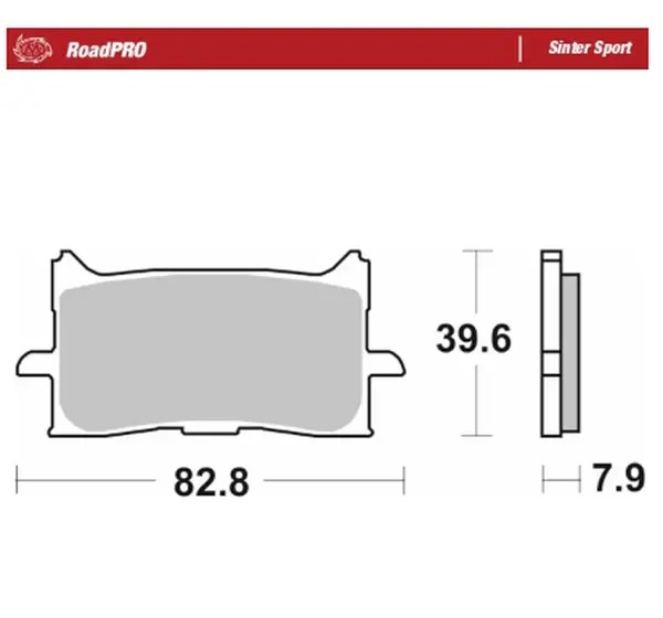 MOTO-MASTER Bremsbeläge für HONDA CRF 1100 L ABS ab 2020