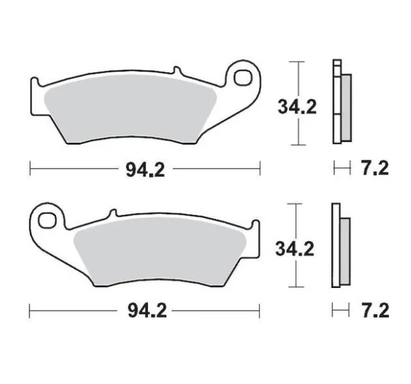 MOTO-MASTER Bremsbeläge & Bremsbacken für HONDA XR 650 L 1993-2021