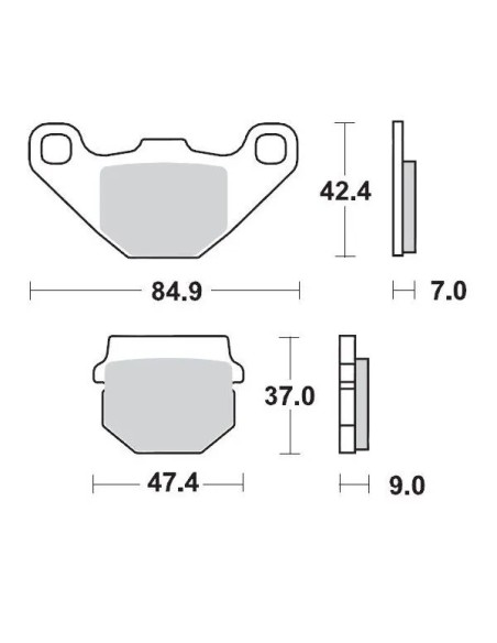 MOTO-MASTER Bremsbeläge & Bremsbacken für FANTIC CABALLERO 50 M 2010-2020