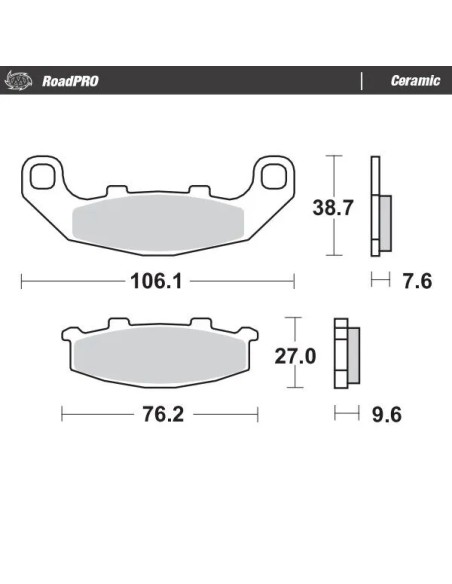 MOTO-MASTER Bremsbeläge & Bremsbacken für KAWASAKI GPZ 500 S 1994-2003