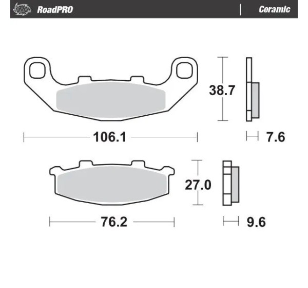 MOTO-MASTER Bremsbeläge & Bremsbacken für KAWASAKI GPZ 500 S 1994-2003