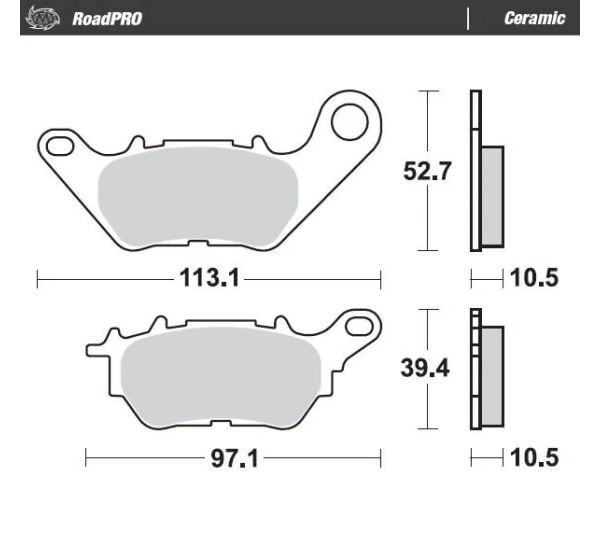 MOTO-MASTER Bremsbeläge & Bremsbacken für YAMAHA YZF-R25 2015-2024