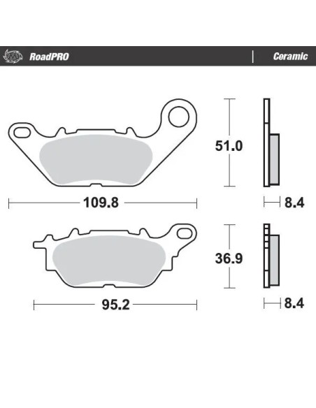 MOTO-MASTER Bremsbeläge & Bremsbacken für YAMAHA GPD 125 ABS 2015-2023