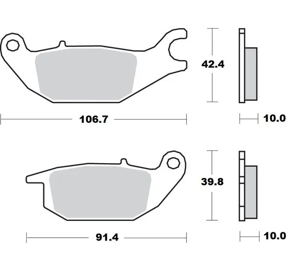 MOTO-MASTER Bremsbeläge & Bremsbacken für HONDA XL 125 V 2001-2011