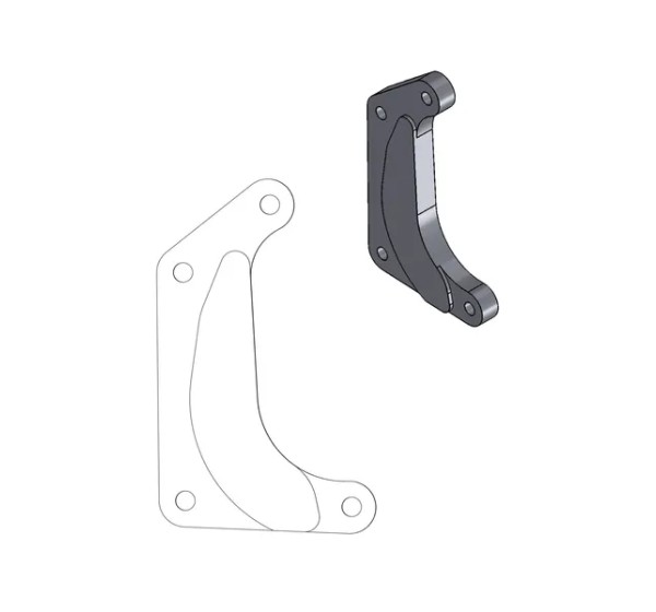 MOTO-MASTER Bremssattel für HONDA CRF 250 X 2004-2018