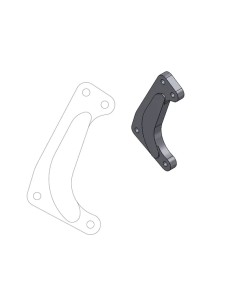 Supermoto Racing Adapterhalter für Bremsscheibe