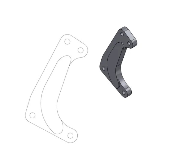 MOTO-MASTER Bremssattel für YAMAHA WR 250 F 2001-2021